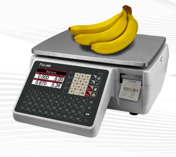 Digital scale with bananas on top